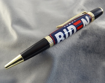 Turned Pen Made From Shrub Wood Turned Pen Made From Shrub Wood